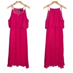 Sam Edelman Pink Pleated Maxi Dress Size Medium